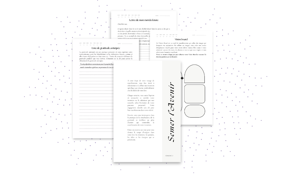 Banier Journal de manifestation amazon contenu A+ (14)