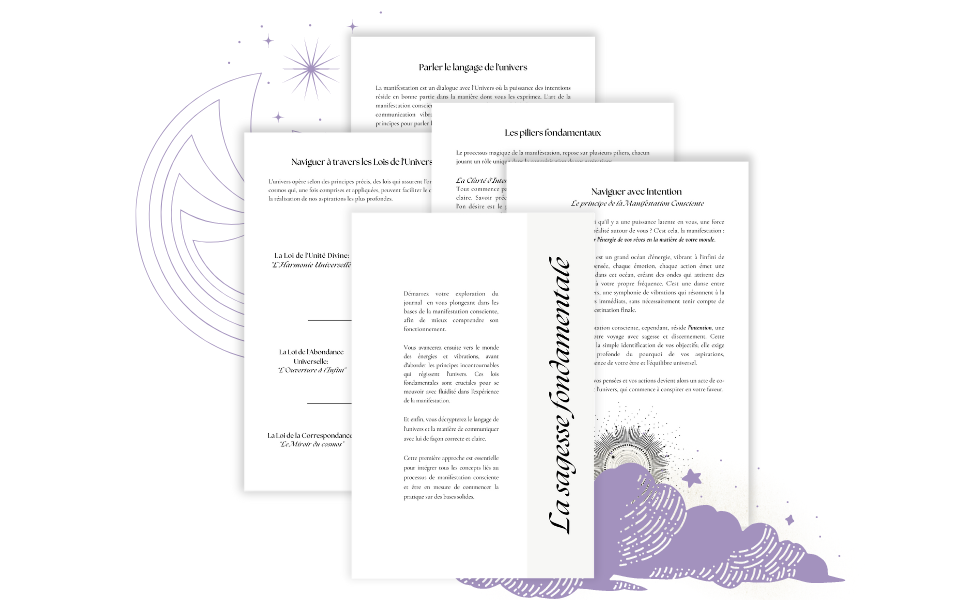 Banier Journal de manifestation amazon contenu A+ (16)